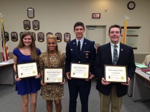 Jacob Demree honored as Lenape’s Student Volunteer of the Year at LRHSD board meeting