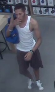 Evesham Police attempting to identify male who shoplifted from Apple Store