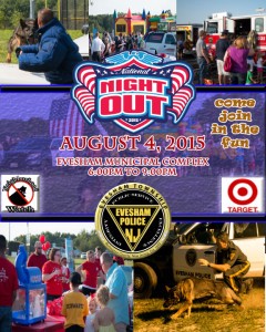 Evesham Police sponsor ‘National Night Out’ event on Aug. 4