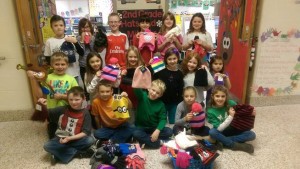 Indian Mills School, Second Grade Hats and Mittens Drive