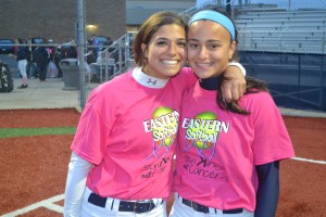 Eastern softball teammates Morano and Serata share experience of reaching 100-hit milestone