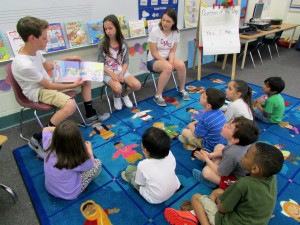 Evesham Teddy Bear Academy daycare receives donated books from Marlton Middle School