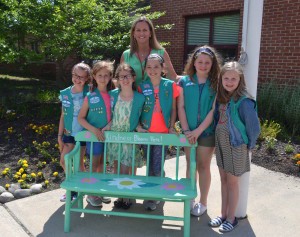 Moorestown Troop 21279 create Kindness Benches for schools and community