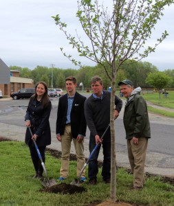 Moorestown celebrates Arbor Day at middle school