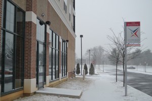 On Jan. 21, snow began to fall at the Voorhees Town Center. The snow continued throughout the day, and lead to the closure of all township buildings and schools on Jan. 22. The snowy scene was just one of many during the early Winter months of 2014.