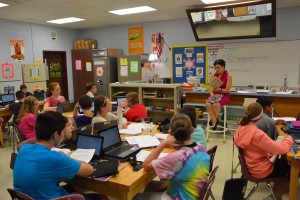 Students at Marlton Middle School learn healthy eating during National School Lunch week