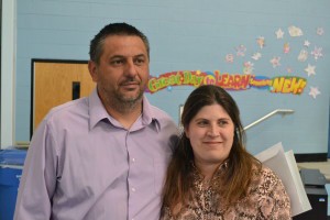 On April 22 couple Marlton residents Massimo Epifanio and Rosanna Scotto, originally from Italy, took the oath of naturalization and officially became United States citizens. The ceremony was held at Marlton Elementary School to tie into fourth grade students’ lessons on immigration and naturalization. 