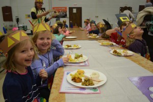 The students at Evesham’s Teddy Bear Academy learned the value of giving back this Thanksgiving when each of the seven classrooms at the academy collected a box full of items for Wiley Food Pantry. To celebrate, on Nov. 26 the kids walked down to the cafeteria at Marlton Middle School to have their own Thanksgiving feast. The first academy opened in late June.