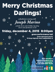 Christmas concert benefits Haddonfield Center for the Performing Arts Dec. 4