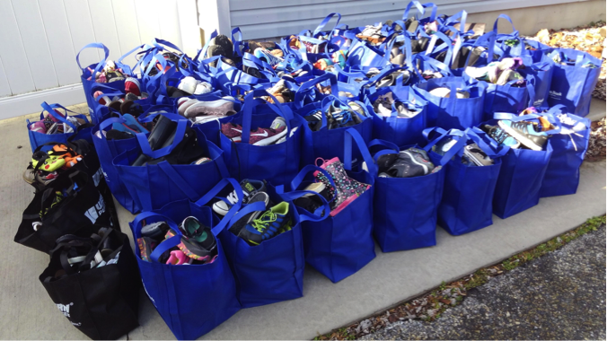 Results of township’s shoe drive success for local nonprofits