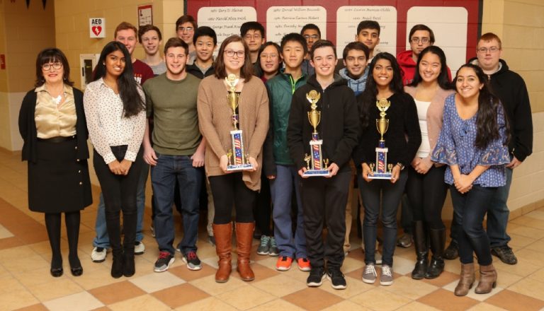 Lenape High School captures first, third and fourth place at Burlington County Academic Tournament