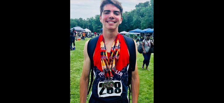 Casinelli sprints his way to Junior Olympics