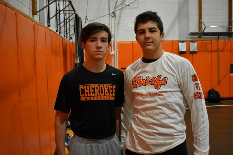 Aromando and Pontelandolfo hungry to represent Cherokee wrestling at states