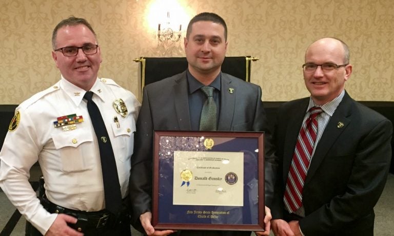 Gloucester Township Police Sgt. Donald Gansky graduates from prestigious police program