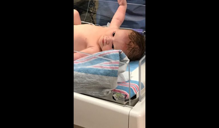 Voorhees welcomes first baby of 2018