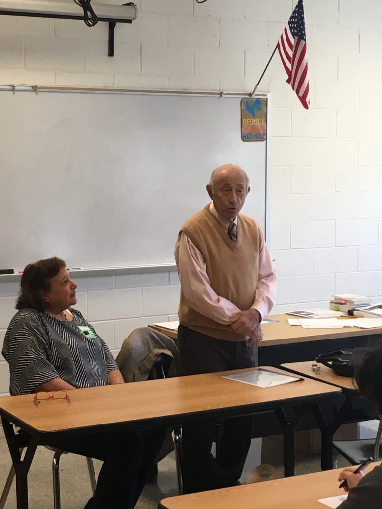 Holocaust Survivor and Author Speaks to Seneca Students