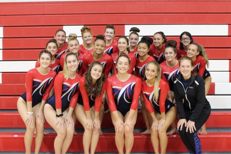 WTHS gymnastics celebrates second consecutive conference championship