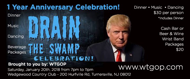 Washington Township Republican Organization to host “Drain the Swamp Celebration”