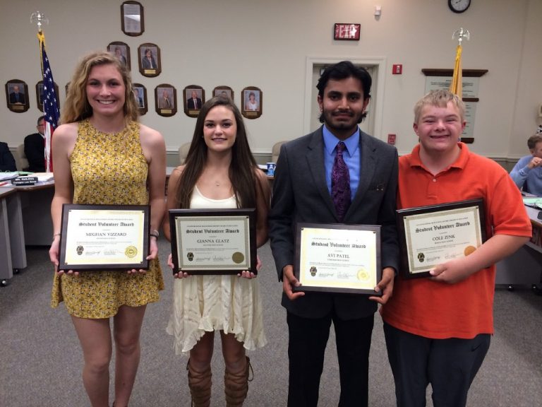 Lenape Regional High School District BOE honors volunteer service award recipients