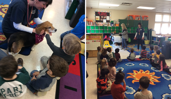 Students at Chesterbrook Academy Preschool collect donations for Voorhees Animal Orphanage