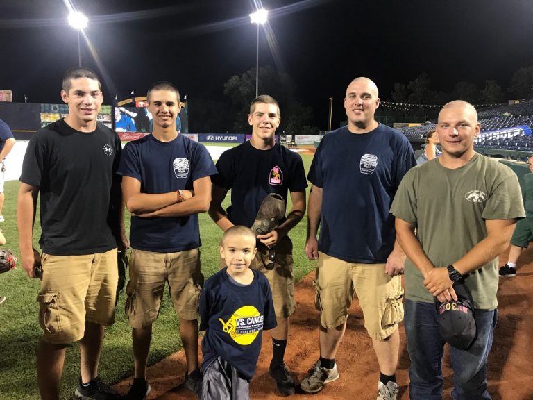 Dominic Mazzio honored as Guest of Honor at Trenton Thunder Aug 22 game