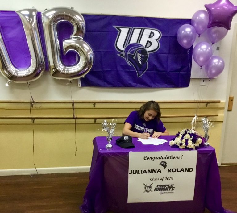 Gymnast Julianna Roland to compete at University of Bridgeport