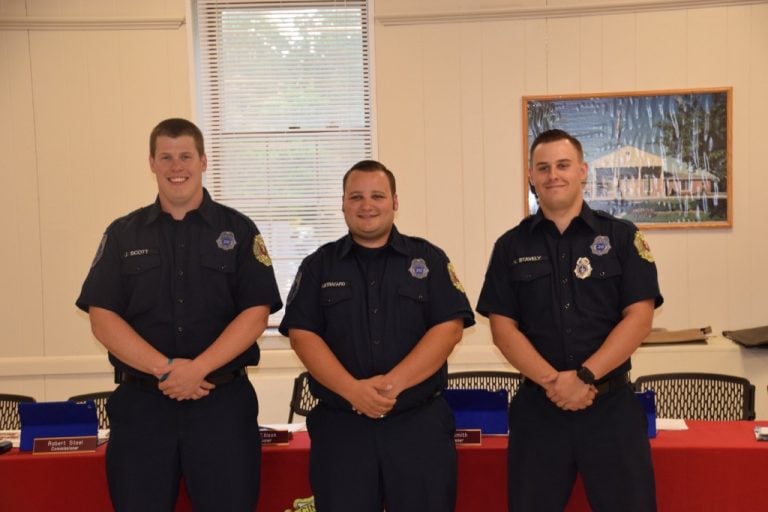 Trio of EMT/Firefighters join Cinnaminson Fire Department