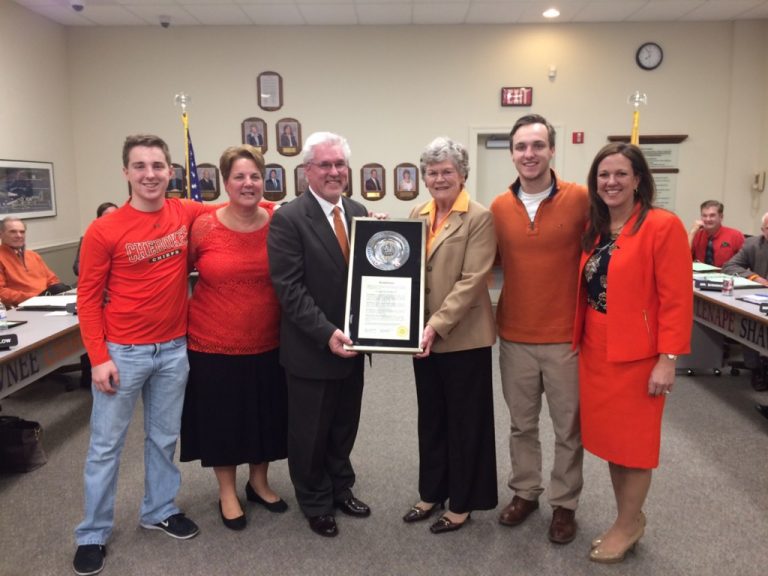 Lenape Regional High School District BOE honors board member Joseph Borucki