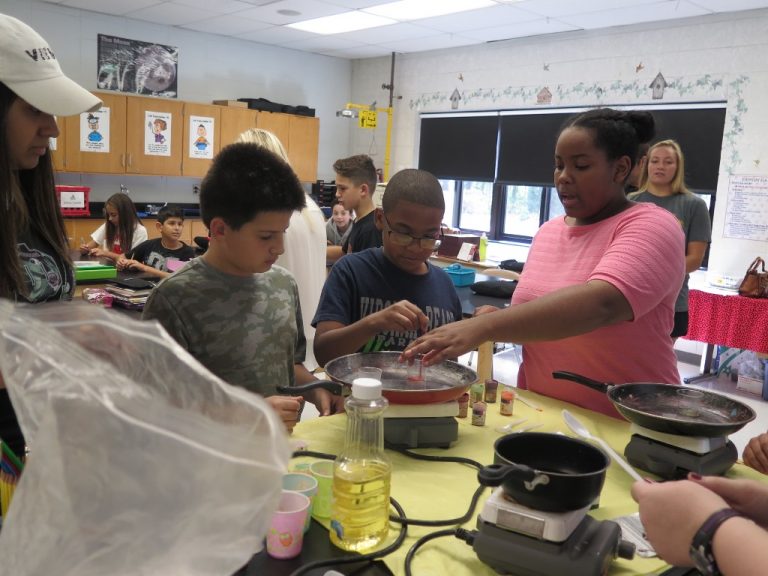 Sixth-graders get hands-on experience with visiting Rowan University Engineers on Wheels