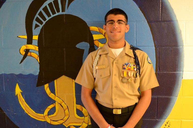 Ayush Puri awarded scholarship to attend Naval Academy