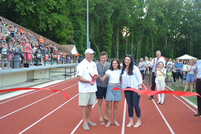 Haddonfield Memorial High School dedicates track to longtime coaches