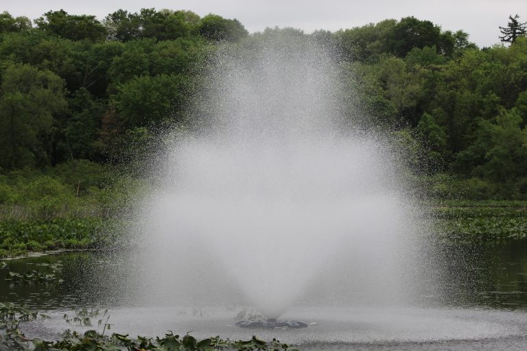 Installation of fountain ‘just the start’ of improvements to Mullica Hill Pond