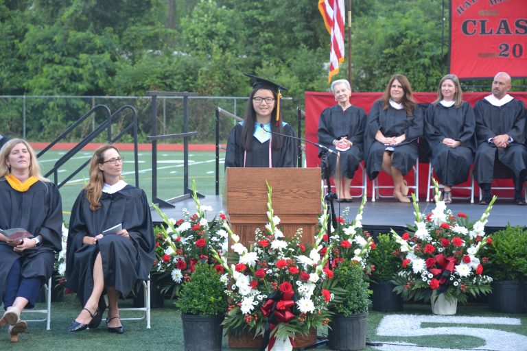 Haddonfield Memorial High School salutatorian Chin keeps grounded