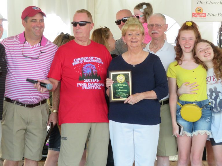 Meet Mary Ann Silvers, recipient of the Pine Barrens Festival’s service award for Tabernacle