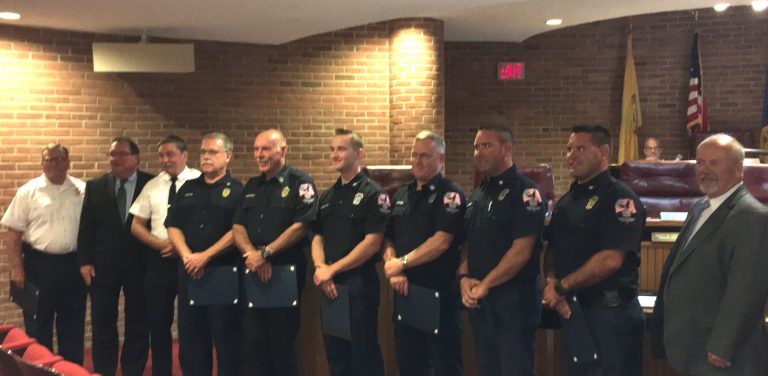 Burlington Township Council recognizes local rescue team for life-saving efforts