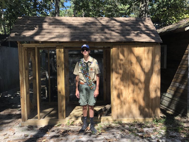 Scouts help wildlife with projects at Cedar Run