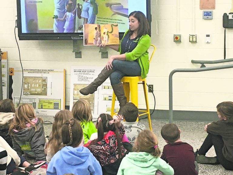 Delran STEM Coordinators teach students about the Winter Solstice