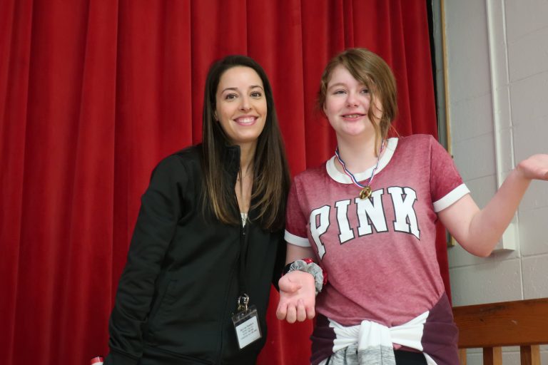 Orchard Valley Middle School student wins medal in pie eating contest