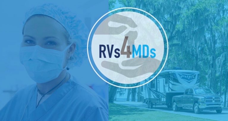 RVs for MDs provides shelter and a way to stay connected during pandemic