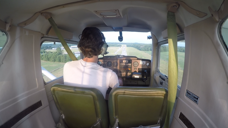 Ready for takeoff with a father’s help