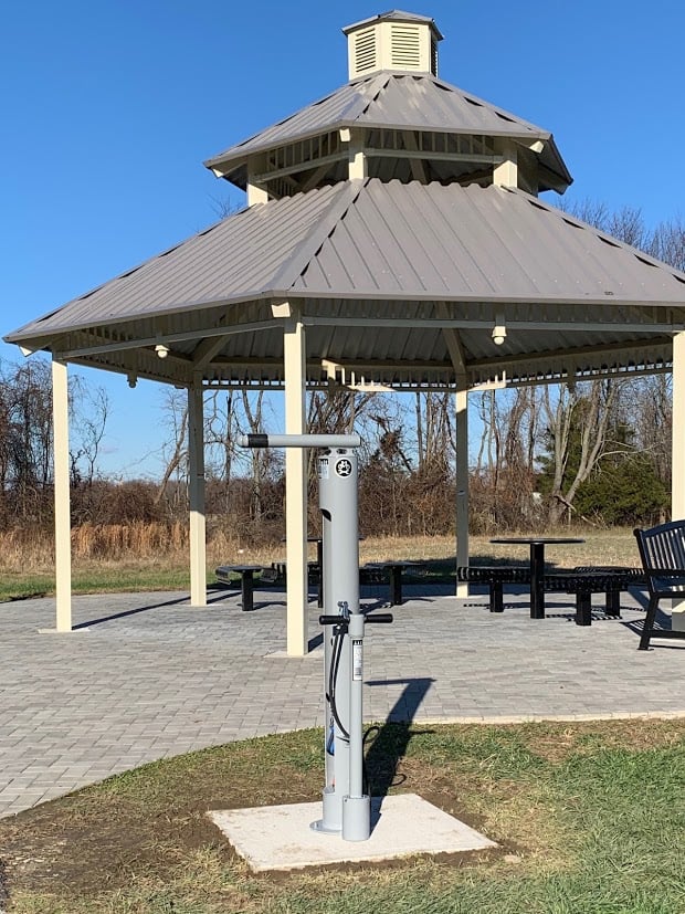 Medford Boy Scout installs bike repair stations