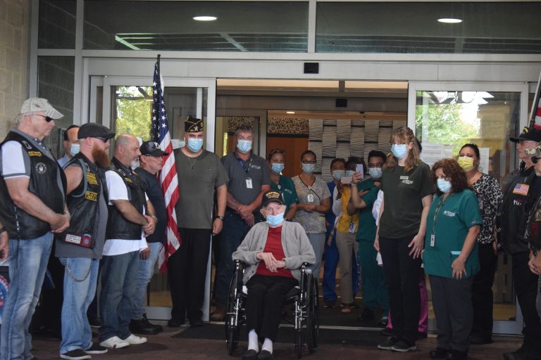 Gloucester Township and Pitman officials help veteran celebrate his 100th birthday