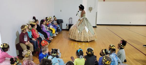 Voorhees resident dressed as Frog Princess visits low income preschools