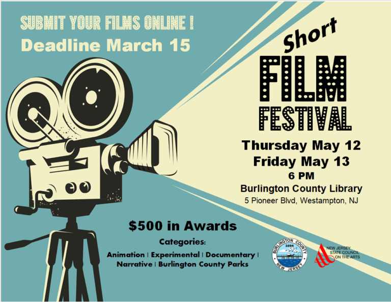 Burlington County to hold first annual juried short film festival