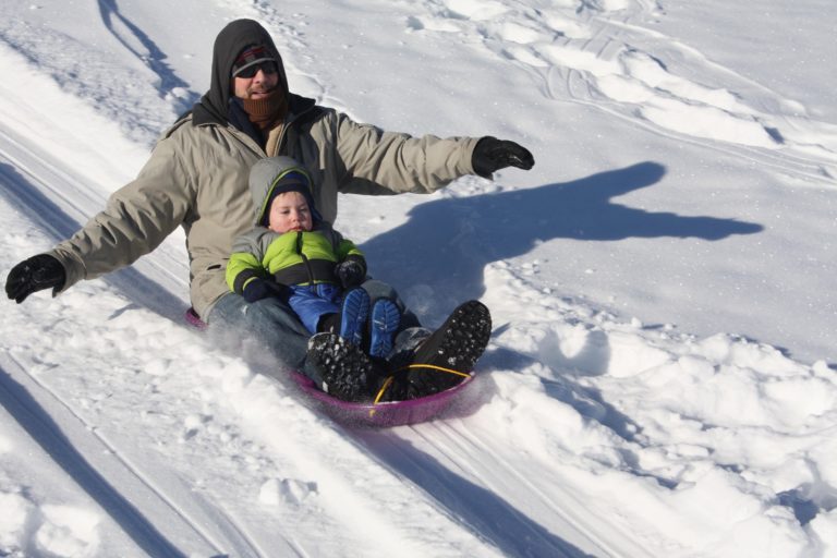 Board of Commissioners and nonprofit host sled hockey/skating day at Winterfest