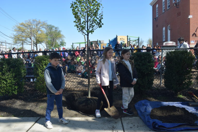 Arbor Day planting celebrates late board president Sangillo