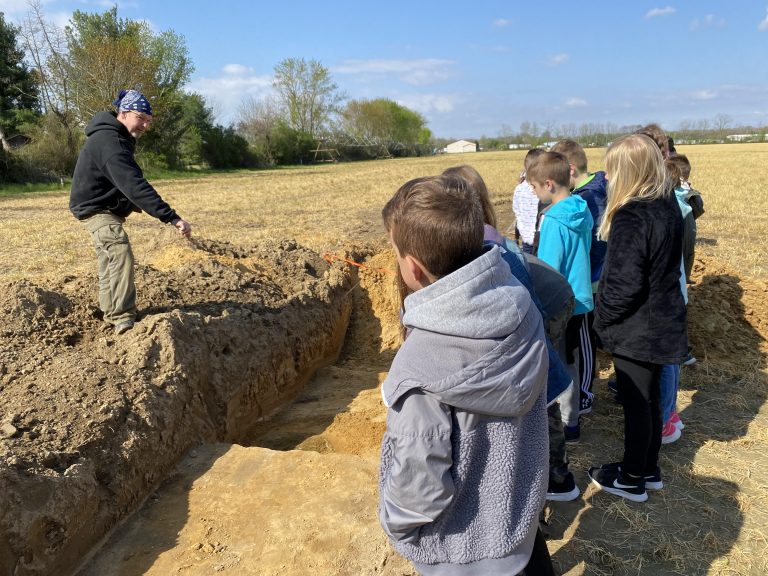 Archeologist takes students on tour of Shamong history