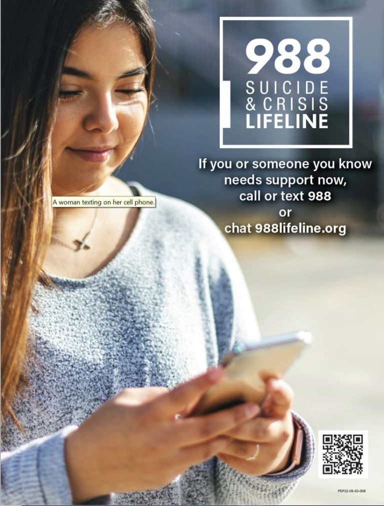 County applauds launch of new suicide and mental health crisis lifeline