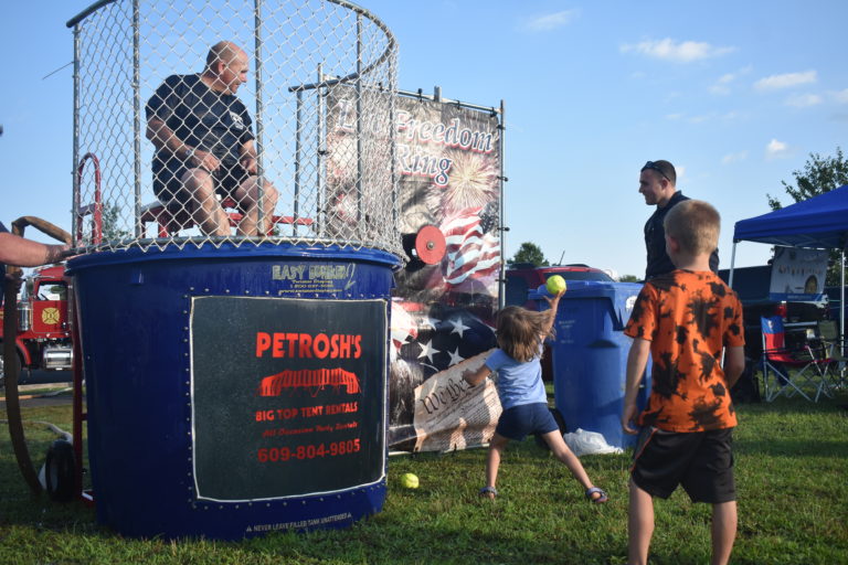 Police interact with residents on National Night Out