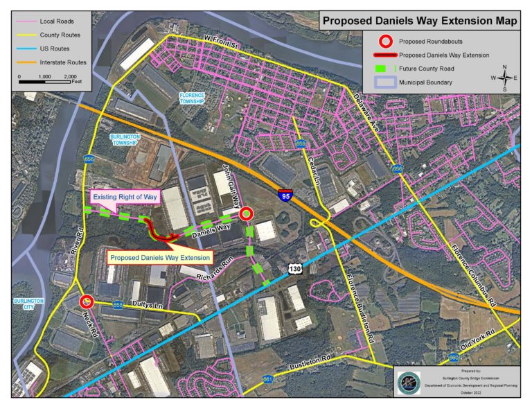 Burlington County advances road improvements in Burlington Township, Florence